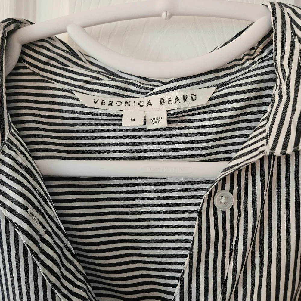Veronica Beard Size 14 Asymetrical Shirt - Picture 2 of 3